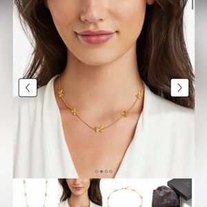 Julie Vos Butterfly Delicate Station Necklace